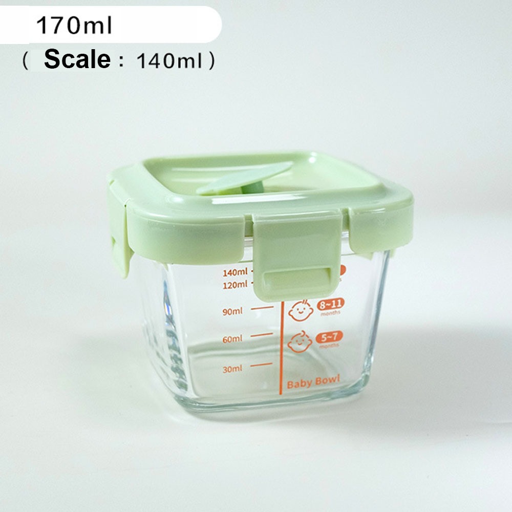 Baby Food Glass Jar - Modny szklany pojemnik na żywność o