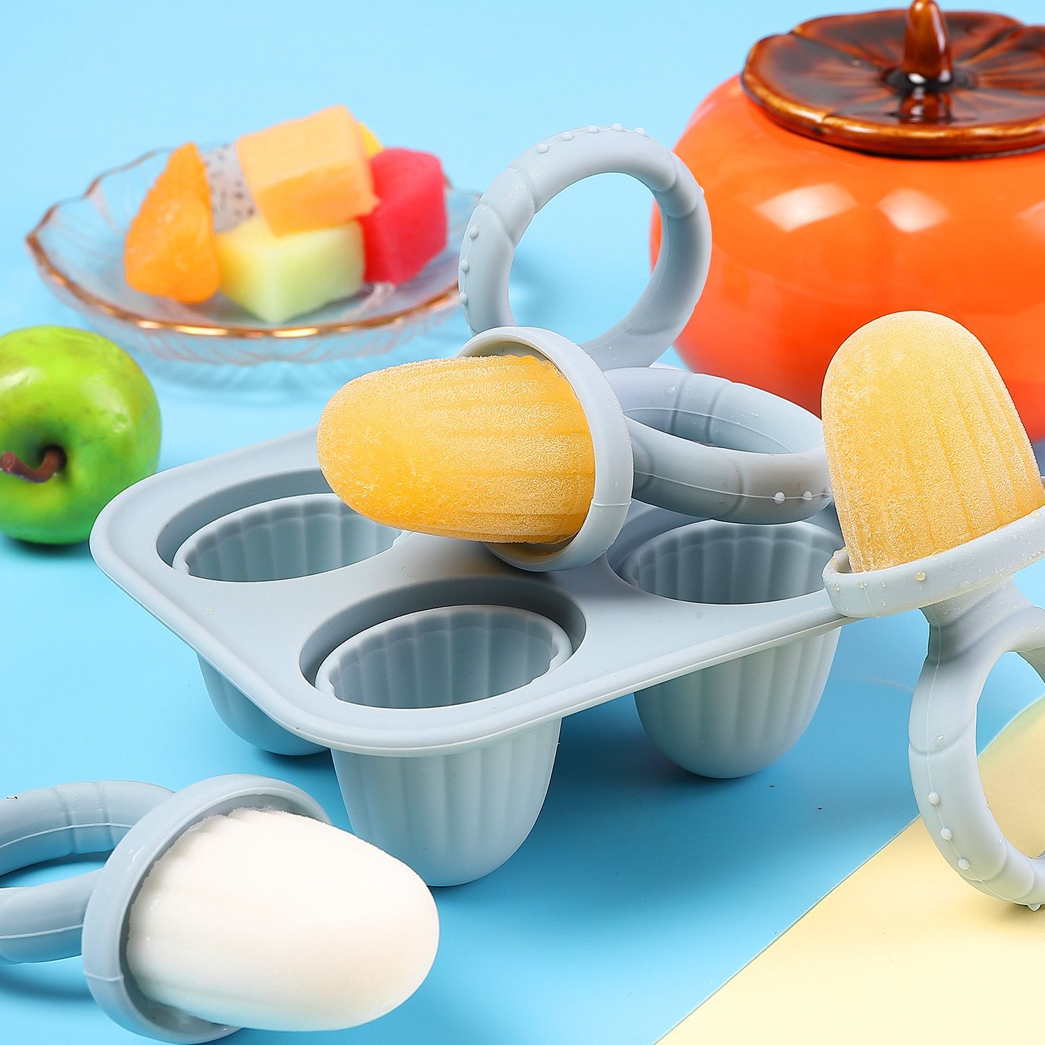 Baby Food Zubereiter - Zestaw silikonowych form do karmienia niemowląt,