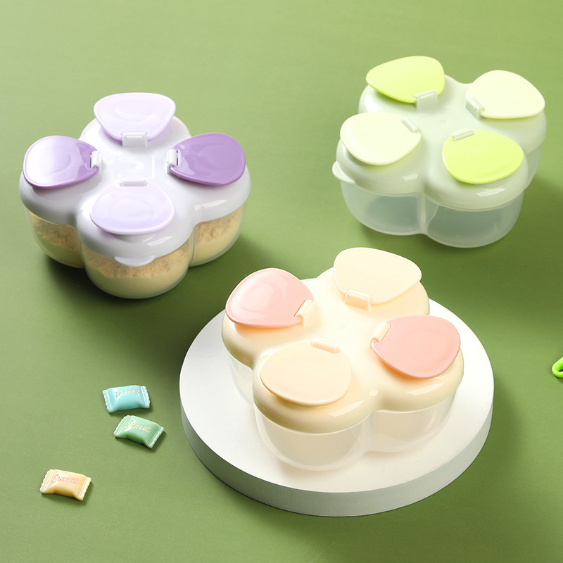 Baby Food Glass Jar - Przenośny pojemnik na mleko modyfikowane Clover