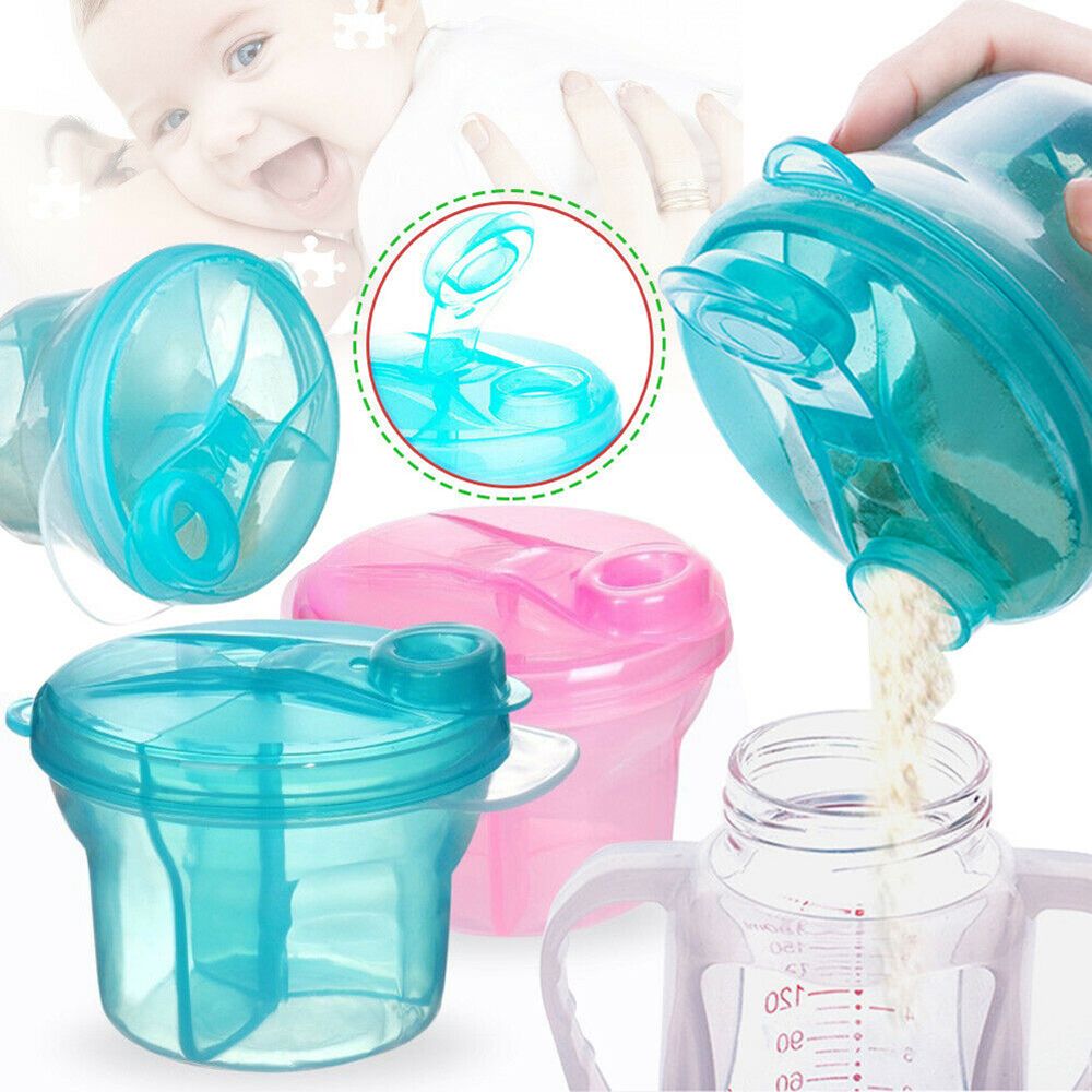 Baby Food Glass Jar - 3-drożny pojemnik na formułę dozownika mleka