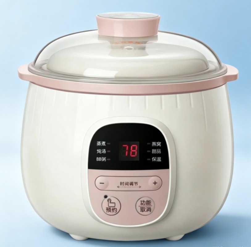 Baby Food Maker And Steamer - Automatyczny ceramiczny garnek do gotowania owsianki