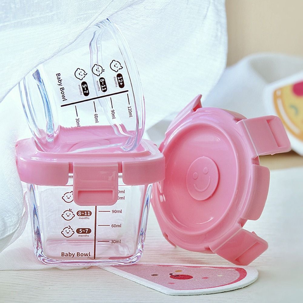 Baby Food Glass Jar - Szklany pudełko do przechowywania żywności nowy