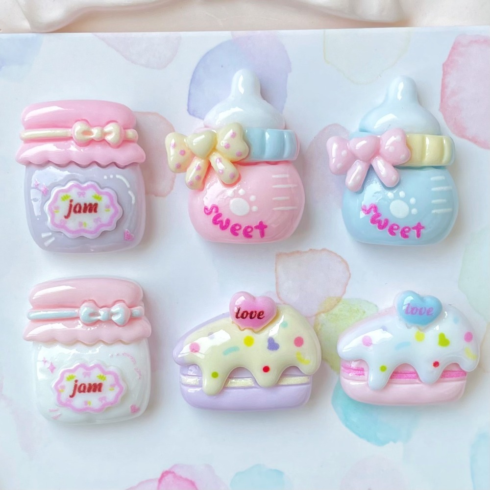 Baby Food In Jar - 10 szt. Kawaii Mini Słodkie Ozdoby