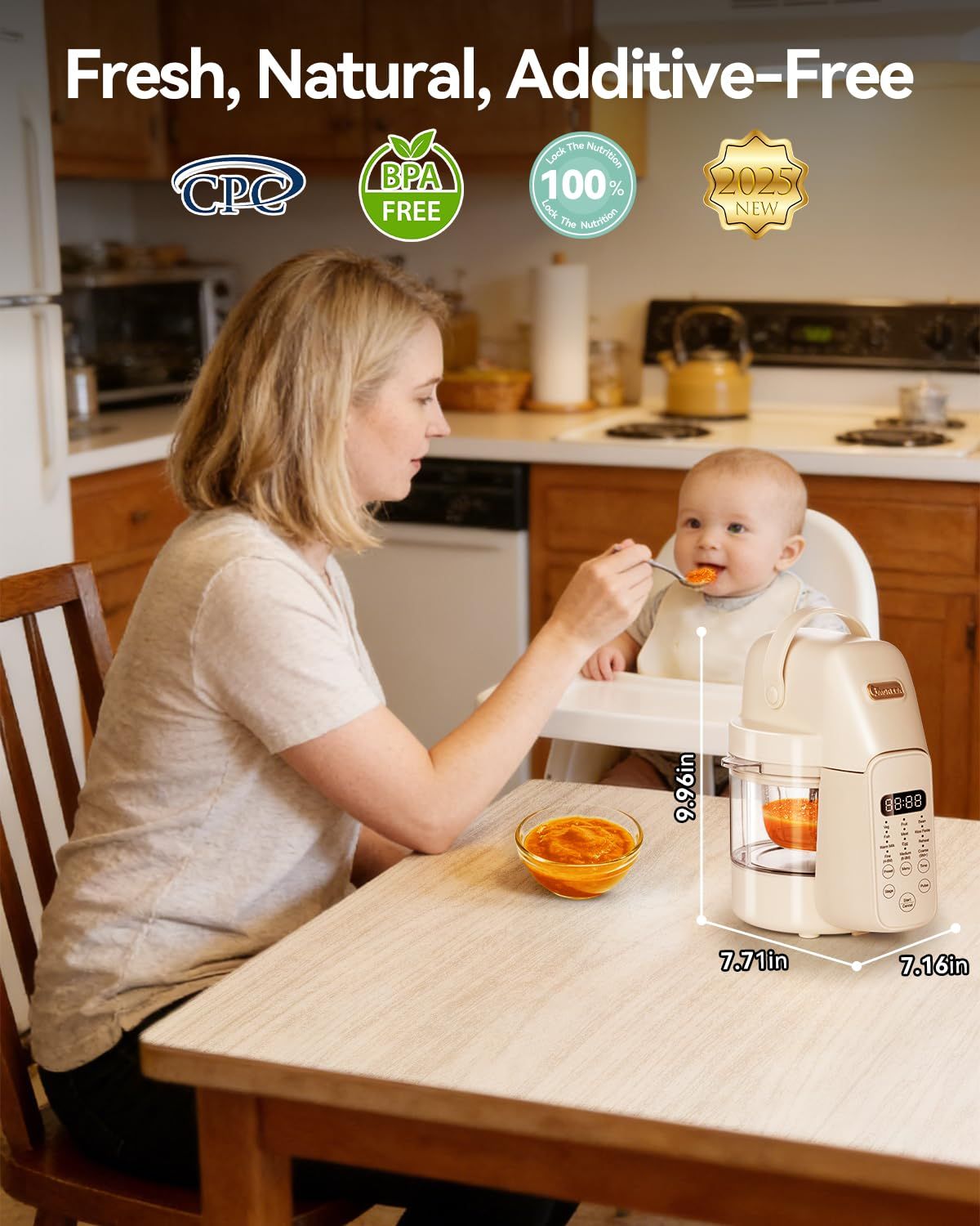 Baby Food Maker And Steamer - Profesjonalny, wytrzymały urządzenie do przygotowywania pokarmu
