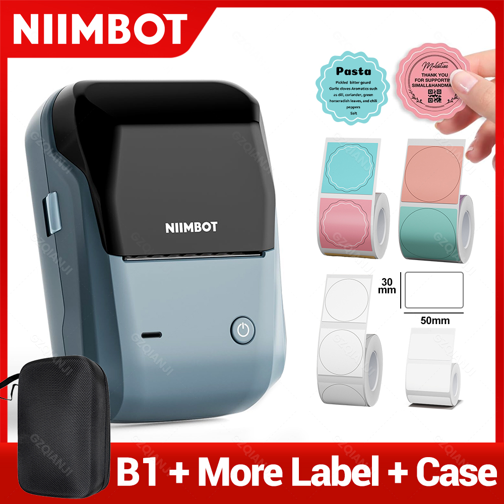 Baby Food Label - Niimbot B1 Mini drukarka termiczna etykiet