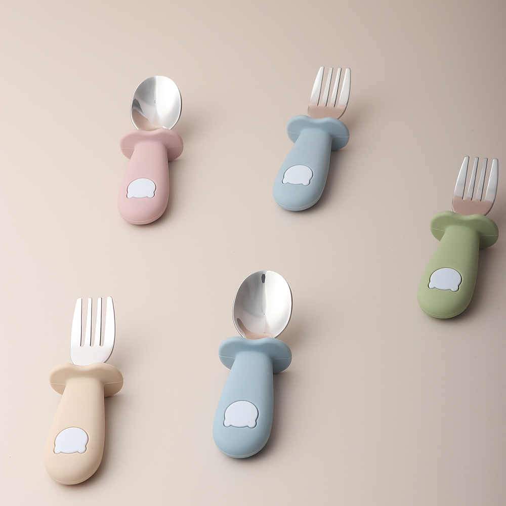 Silikonowa łyżeczka i widelec  – Baby Food Utensil recenzja i cena