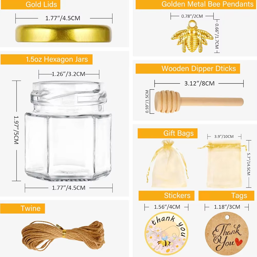 Małe słoiczki na miód, miniatu – Baby Food Glass Jar recenzja i cena
