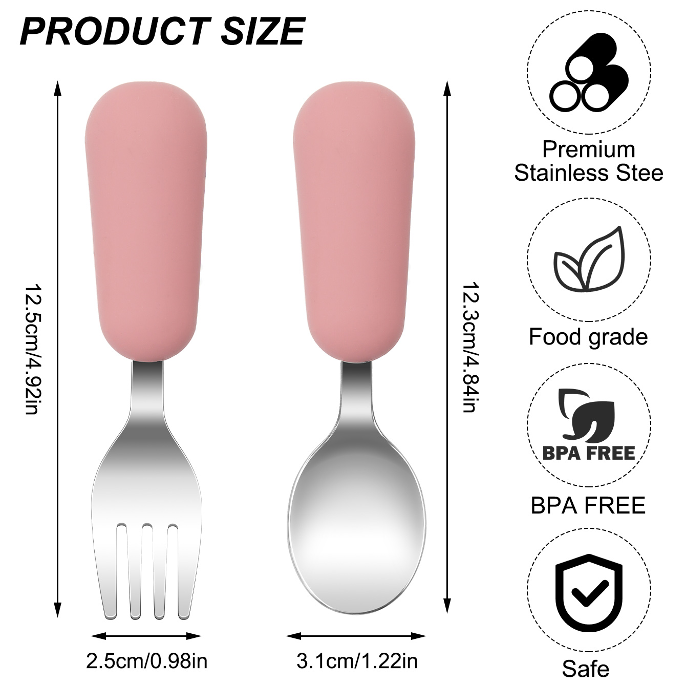 Color Kids 2PCS Zestaw sztućcó – Baby Food Utensil recenzja i cena