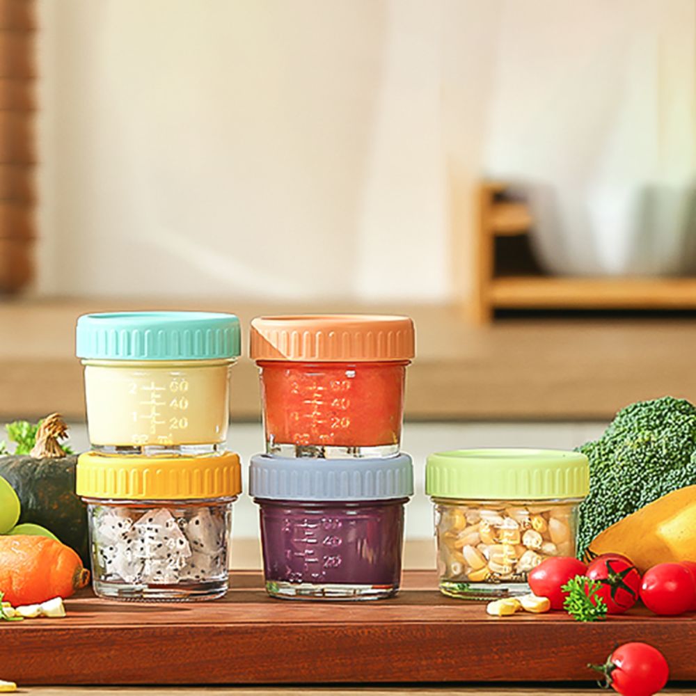 6 szt. Szklanych pojemników na – Baby Food Glass Jar recenzja i cena