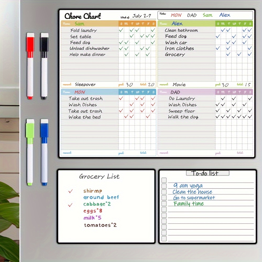 Magnetyczny zestaw tablic do p – Baby Food List recenzja i cena
