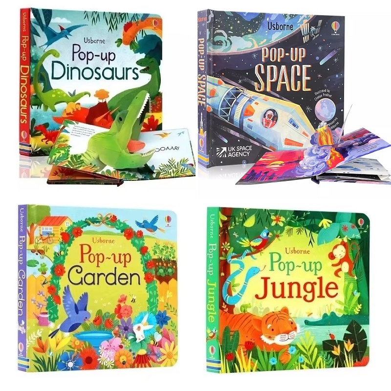 Usborne Pop Up Dinosaurs/Jungl – Baby Food Book recenzja i cena
