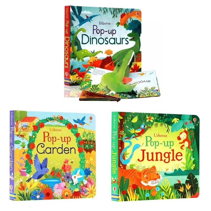 Usborne Pop Up Dinosaurs/Jungl – Baby Food Book recenzja i cena