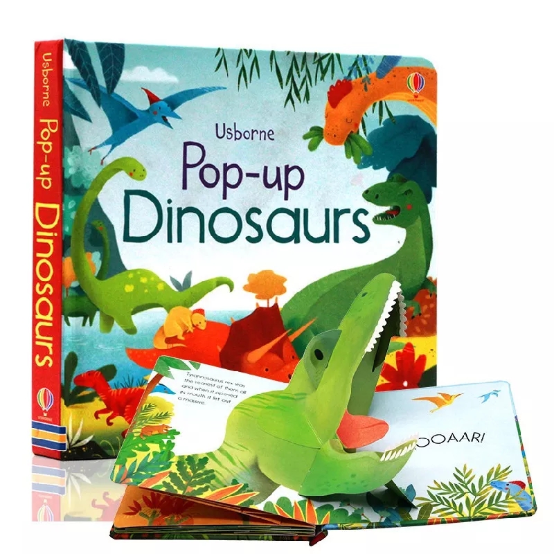 Usborne Pop Up Dinosaurs/Jungl – Baby Food Book recenzja i cena