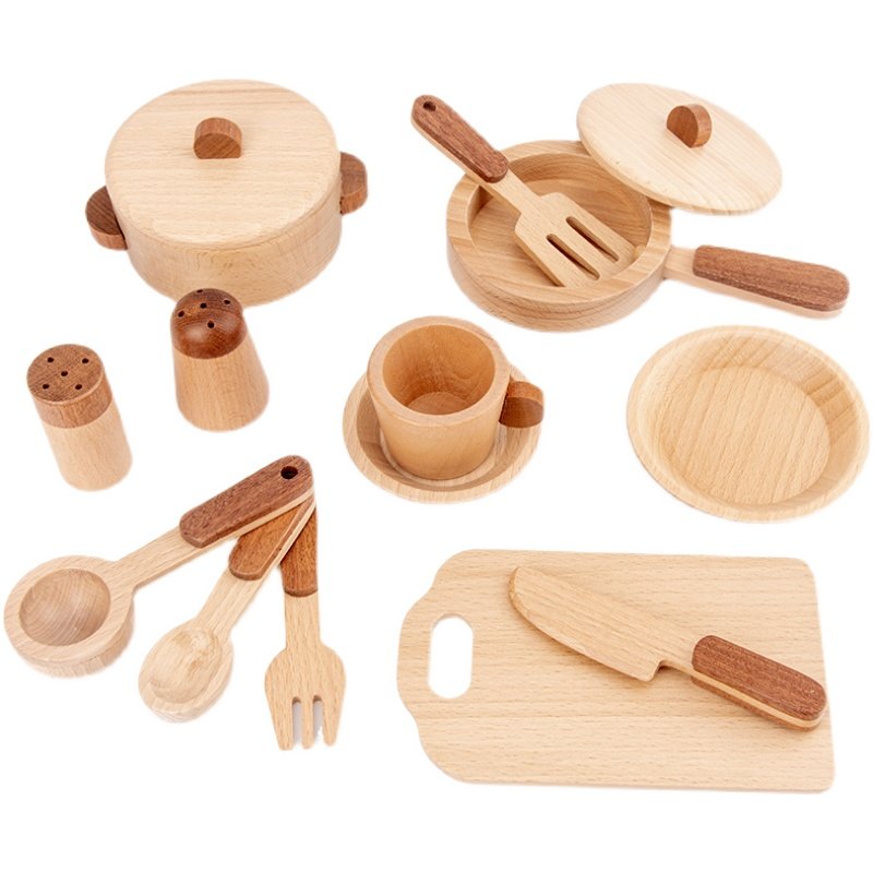 Maoduo Toys Drewniany Zestaw K – Baby Food Utensil recenzja i cena