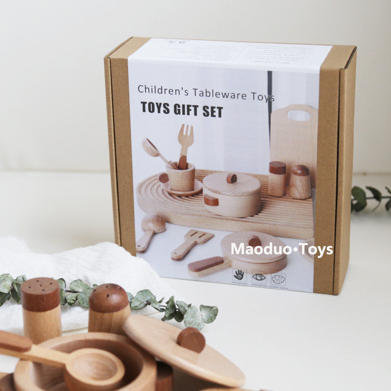 Maoduo Toys Drewniany Zestaw K – Baby Food Utensil recenzja i cena