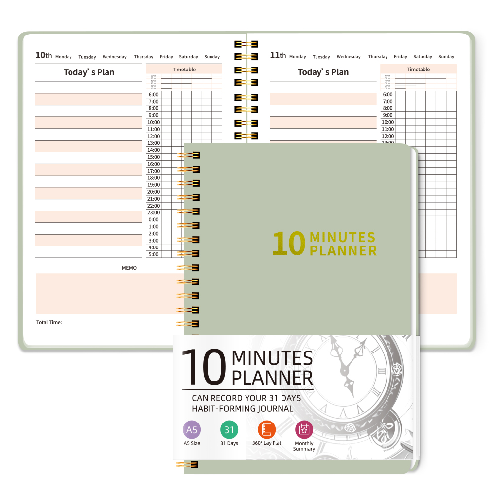 Planer 10-minutowy A5, dzienny – Baby Food List recenzja i cena