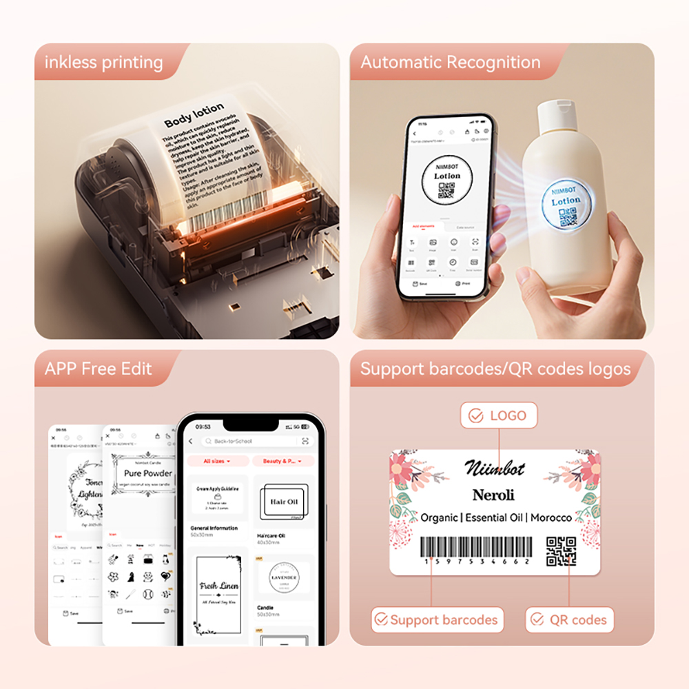 Niimbot B1 Przenośna drukarka  – Baby Food Label recenzja i cena