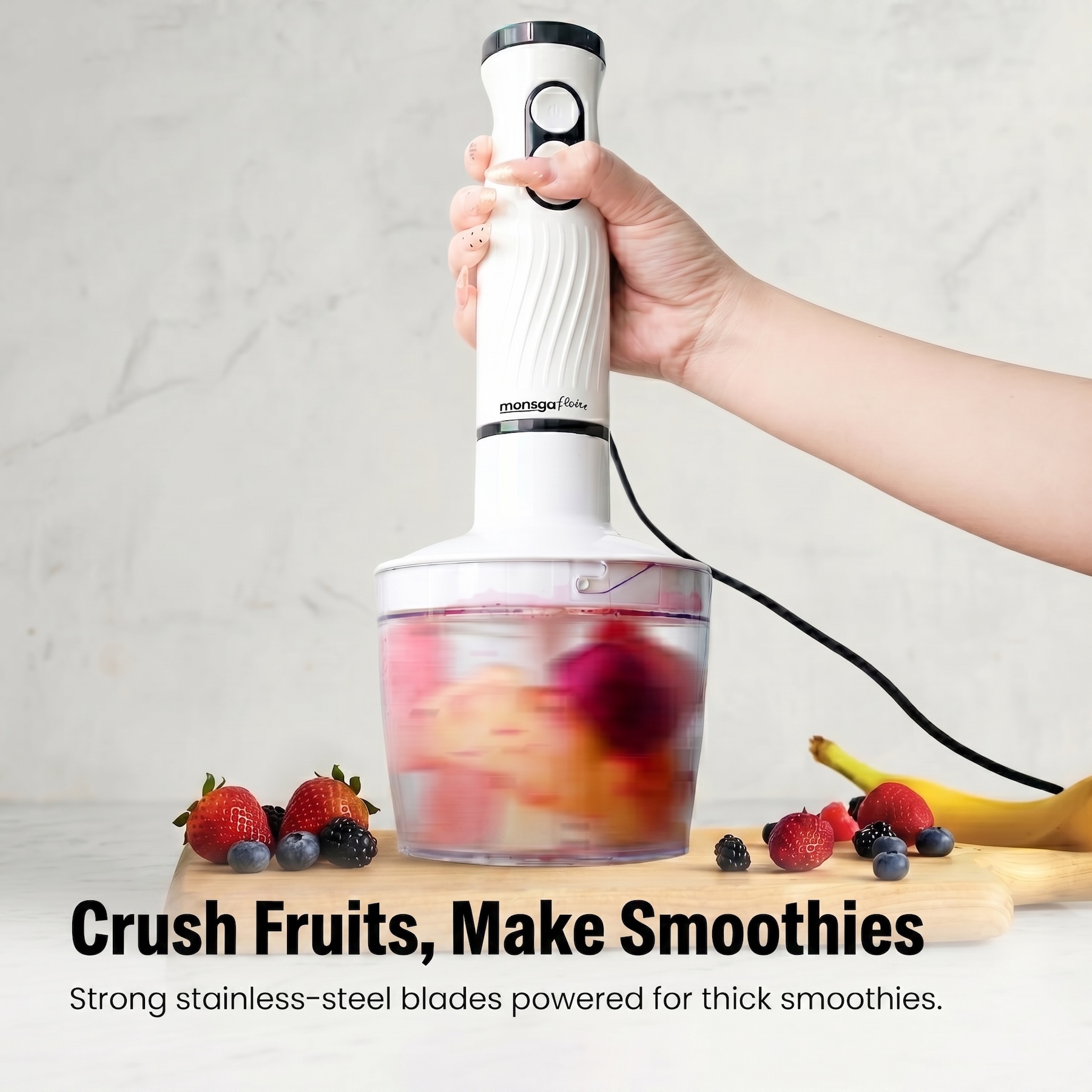 MONSGA Elektryczny Blender Ręc – Baby Food Zubereiter recenzja i cena