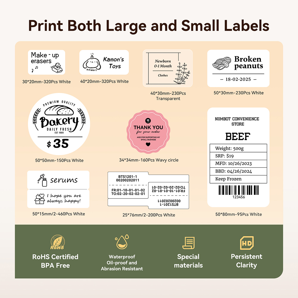 NIIMBOT B21/B1 Przenośna Druka – Baby Food Label recenzja i cena
