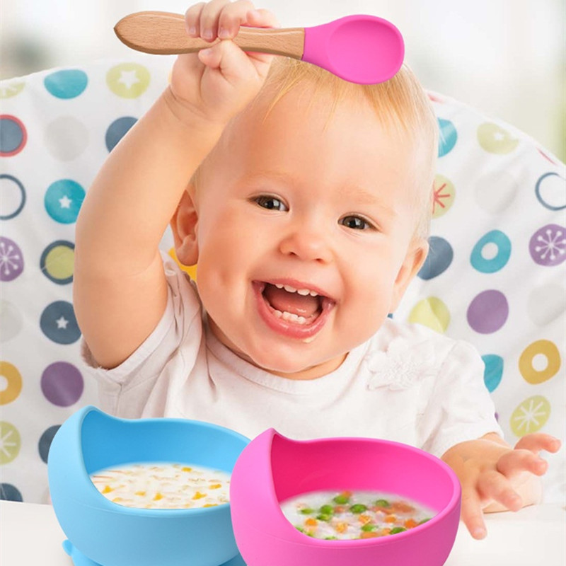 2 sztuk/zestaw łyżka silikonow – Baby Food Utensil recenzja i cena