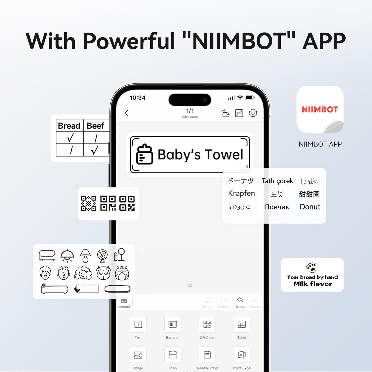 Niimbot B1 Mini drukarka termi – Baby Food Label recenzja i cena