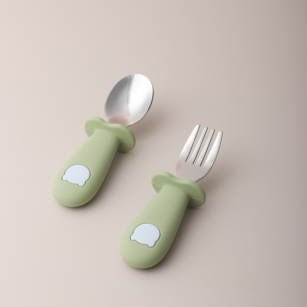 Silikonowa łyżeczka i widelec  – Baby Food Utensil recenzja i cena