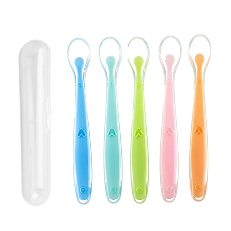 Łyżki silikonowe dla niemowląt – Baby Food Utensil recenzja i cena