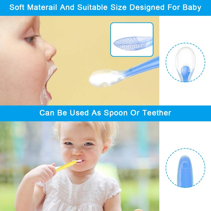 Łyżki silikonowe dla niemowląt – Baby Food Utensil recenzja i cena