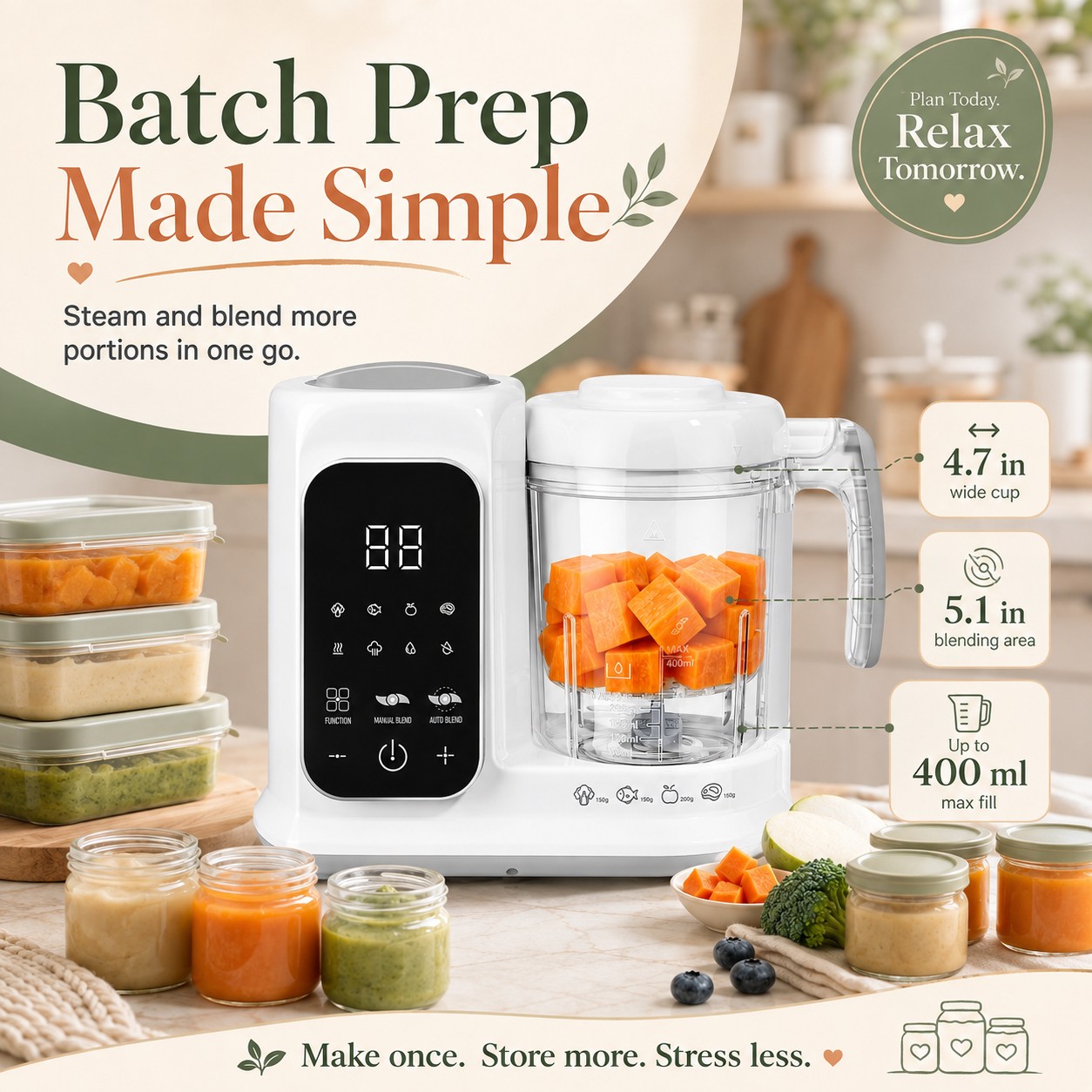 Urządzenie do przygotowywania  – Baby Food Maker And Steamer recenzja i cena