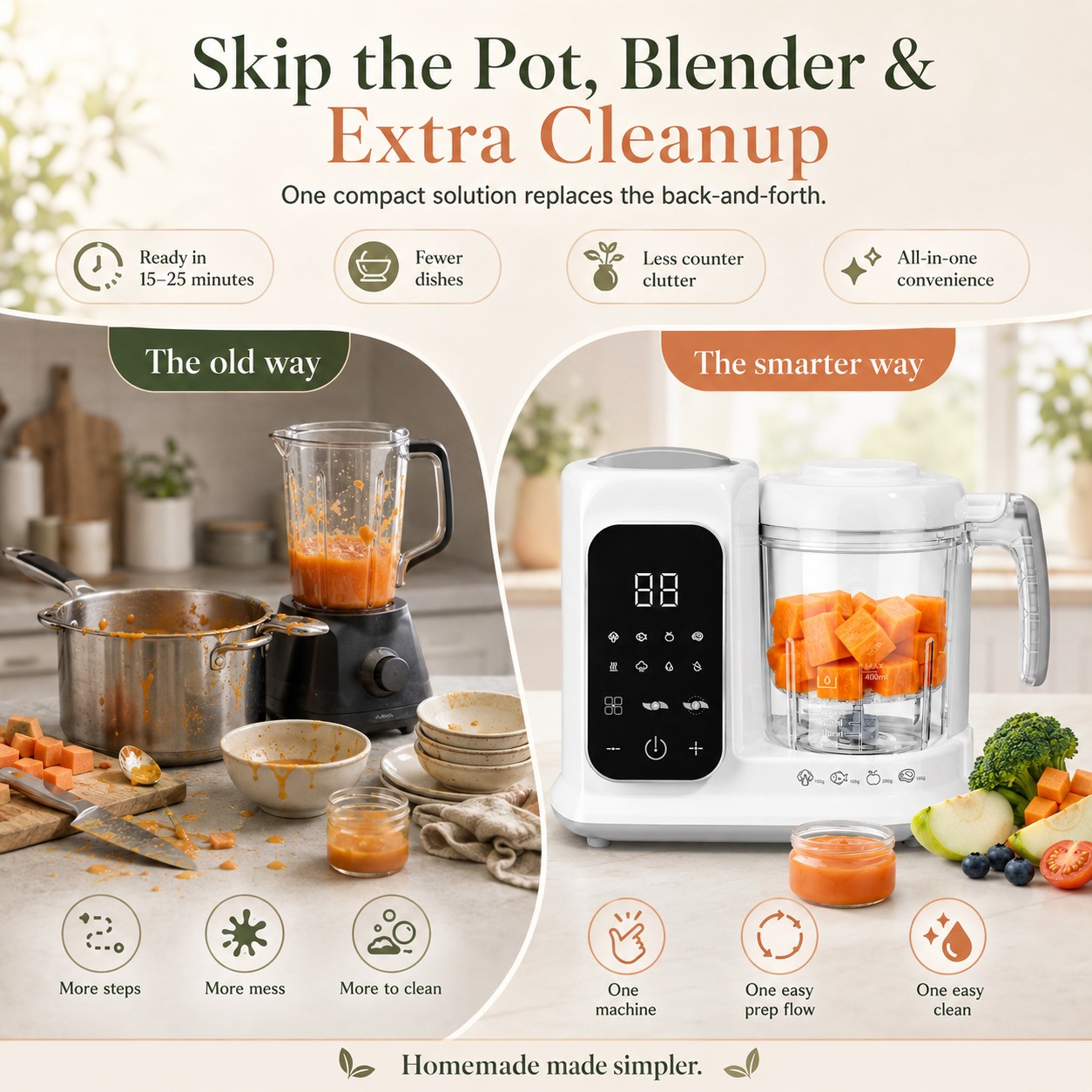 Urządzenie do przygotowywania  – Baby Food Maker And Steamer recenzja i cena